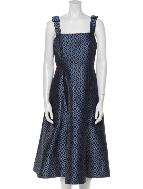 Kate Spade New York Printed Midi Length Dress