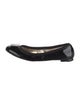 Kate Spade New York Patent Leather Bow Accents Ballet Flats