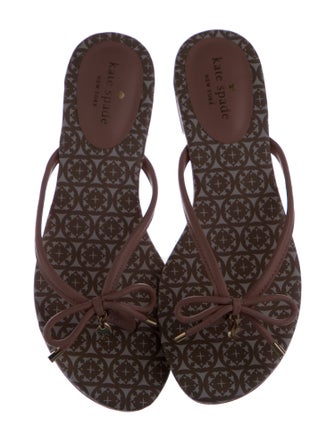 Kate Spade New York Leather Printed Slides