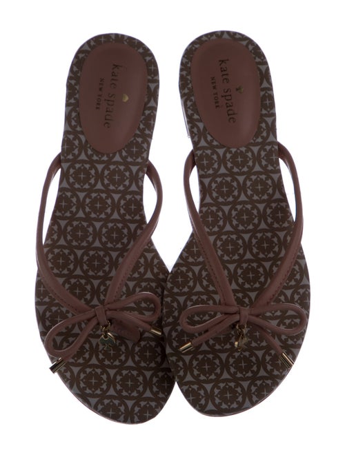 Kate Spade New York Leather Printed Slides