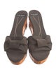 Kate Spade New York Canvas Bow Accents Slides