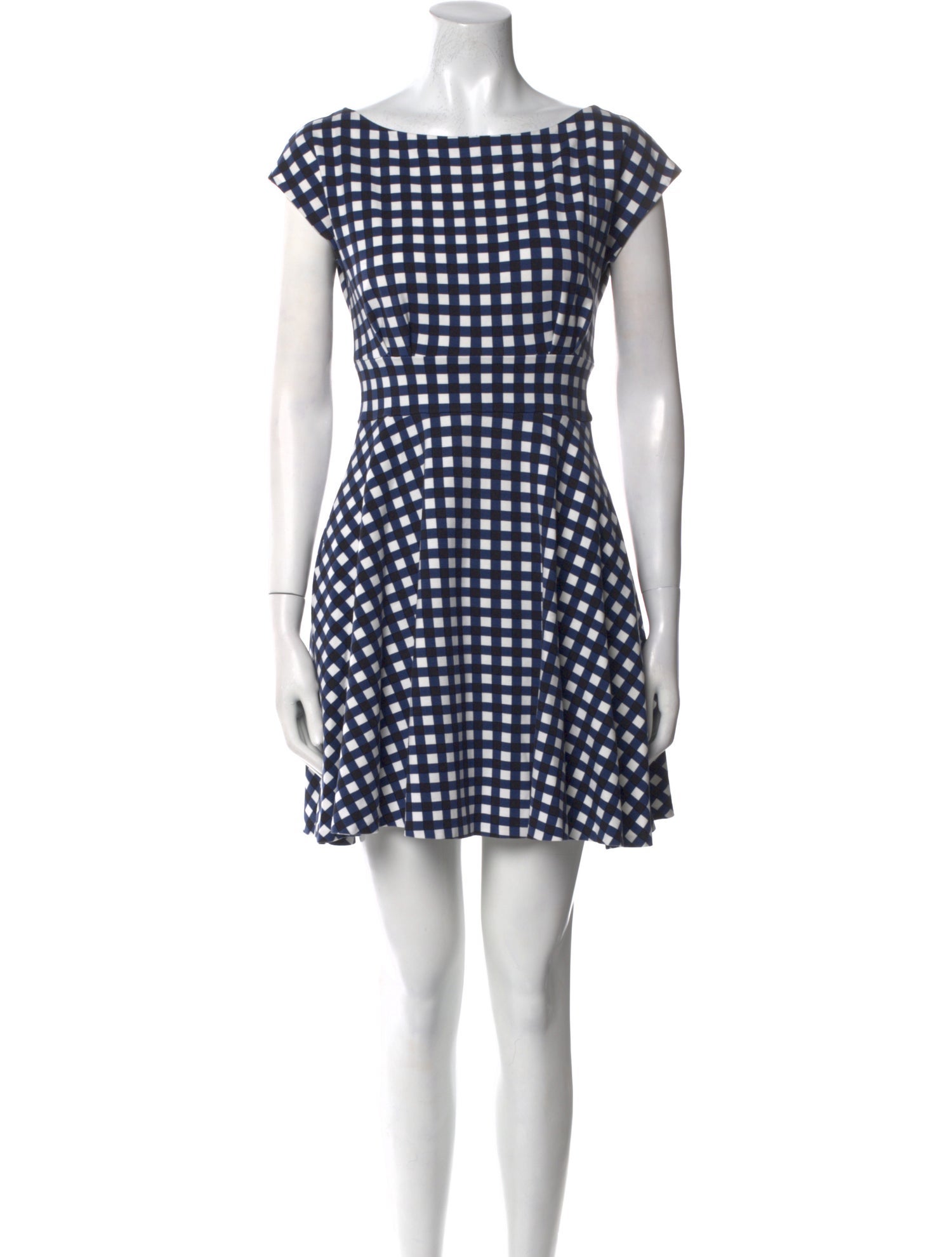 Kate Spade New York Plaid Print Mini Dress