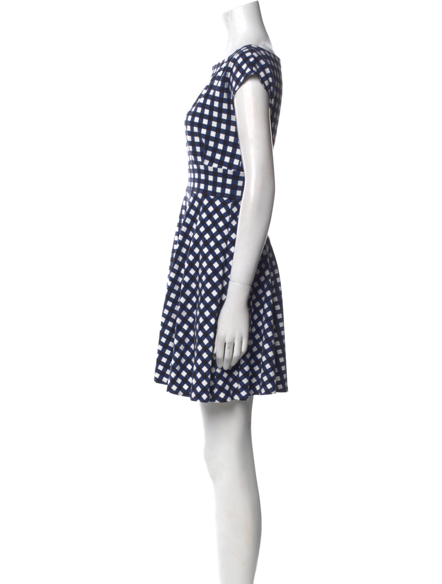 Kate Spade New York Plaid Print Mini Dress