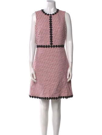 Kate Spade New York Tweed Pattern Mini Dress