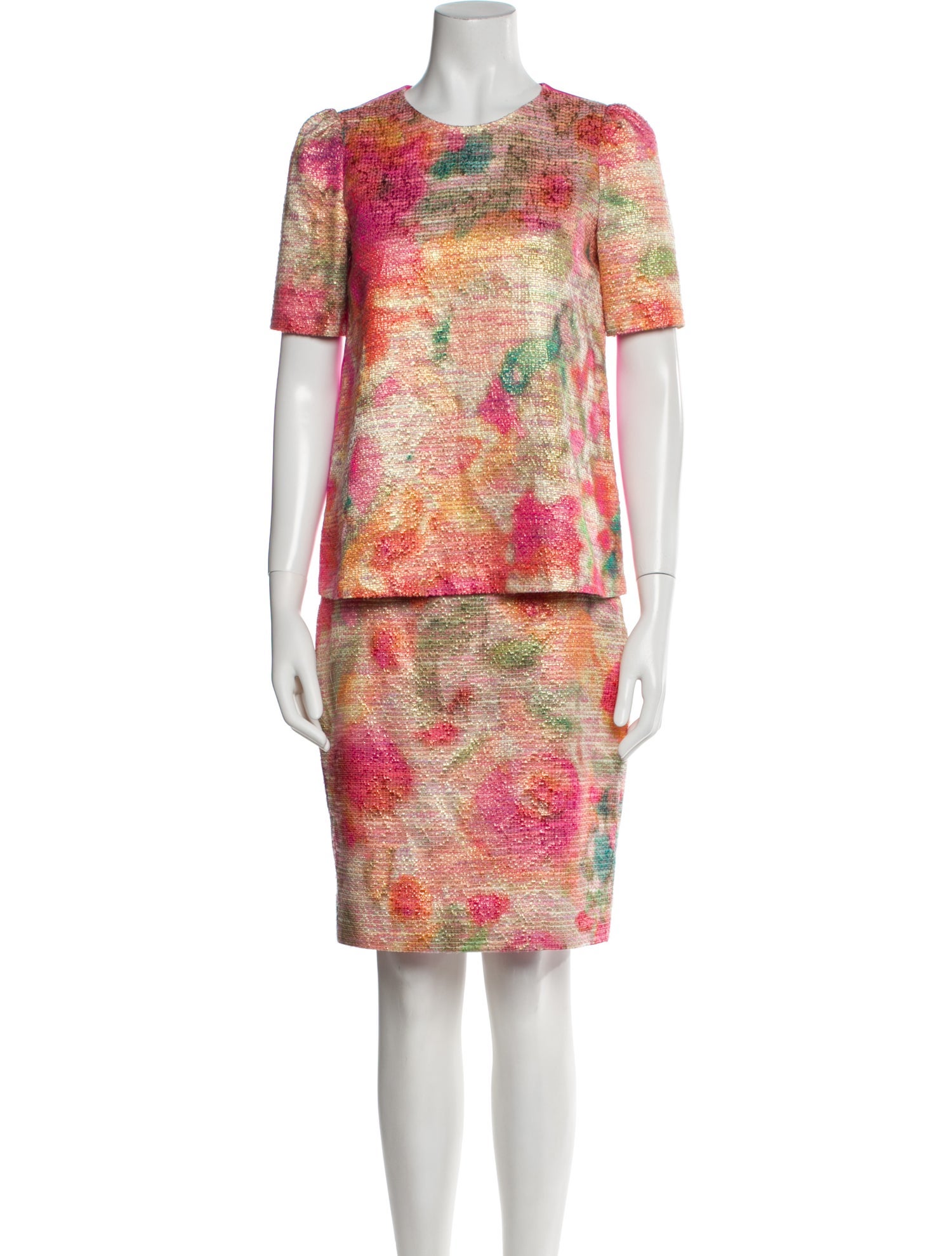 Kate Spade New York Printed Glitter Accents Skirt Set