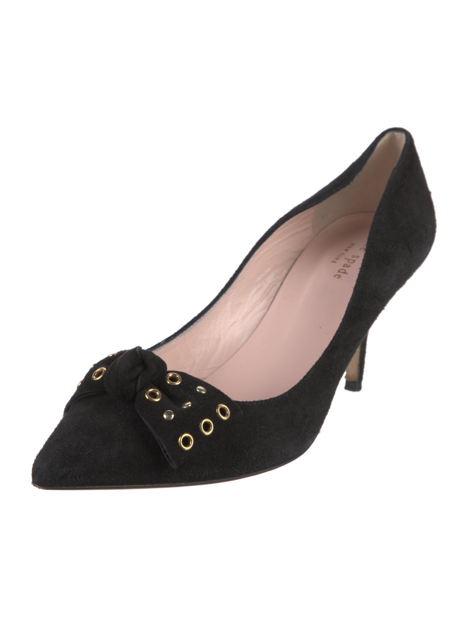 Kate Spade New York Suede Bow Accents Pumps