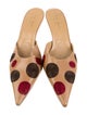 Kate Spade New York Leather Polka Dot Print Mules