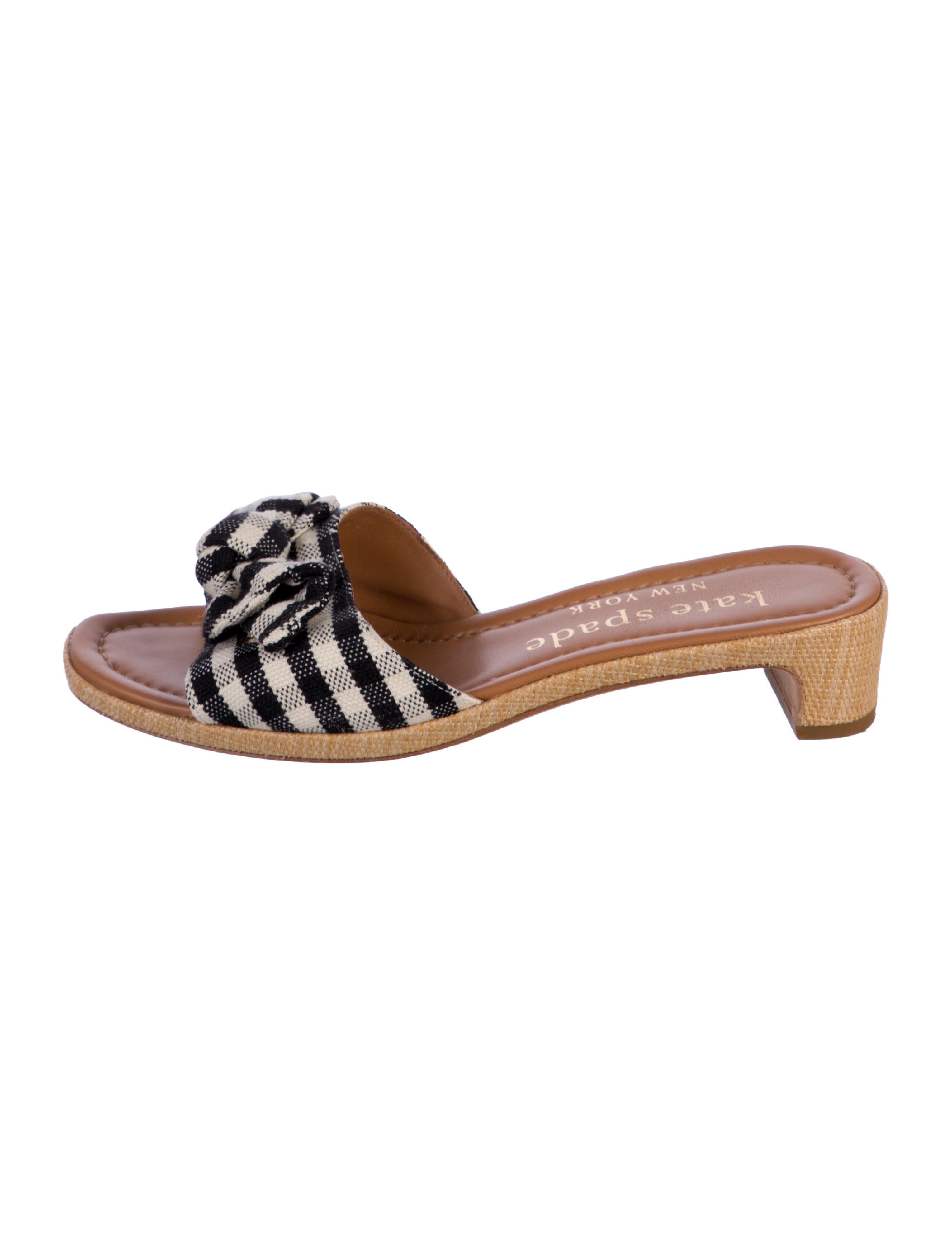 Kate Spade New York Canvas Patterned Slides
