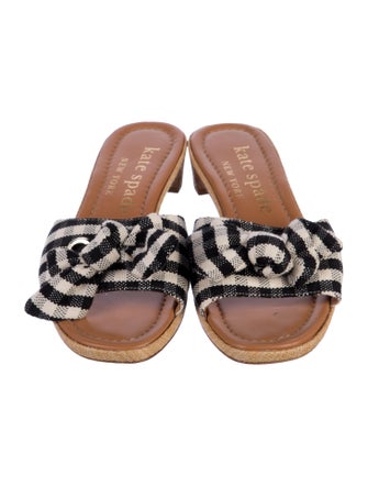 Kate Spade New York Canvas Patterned Slides