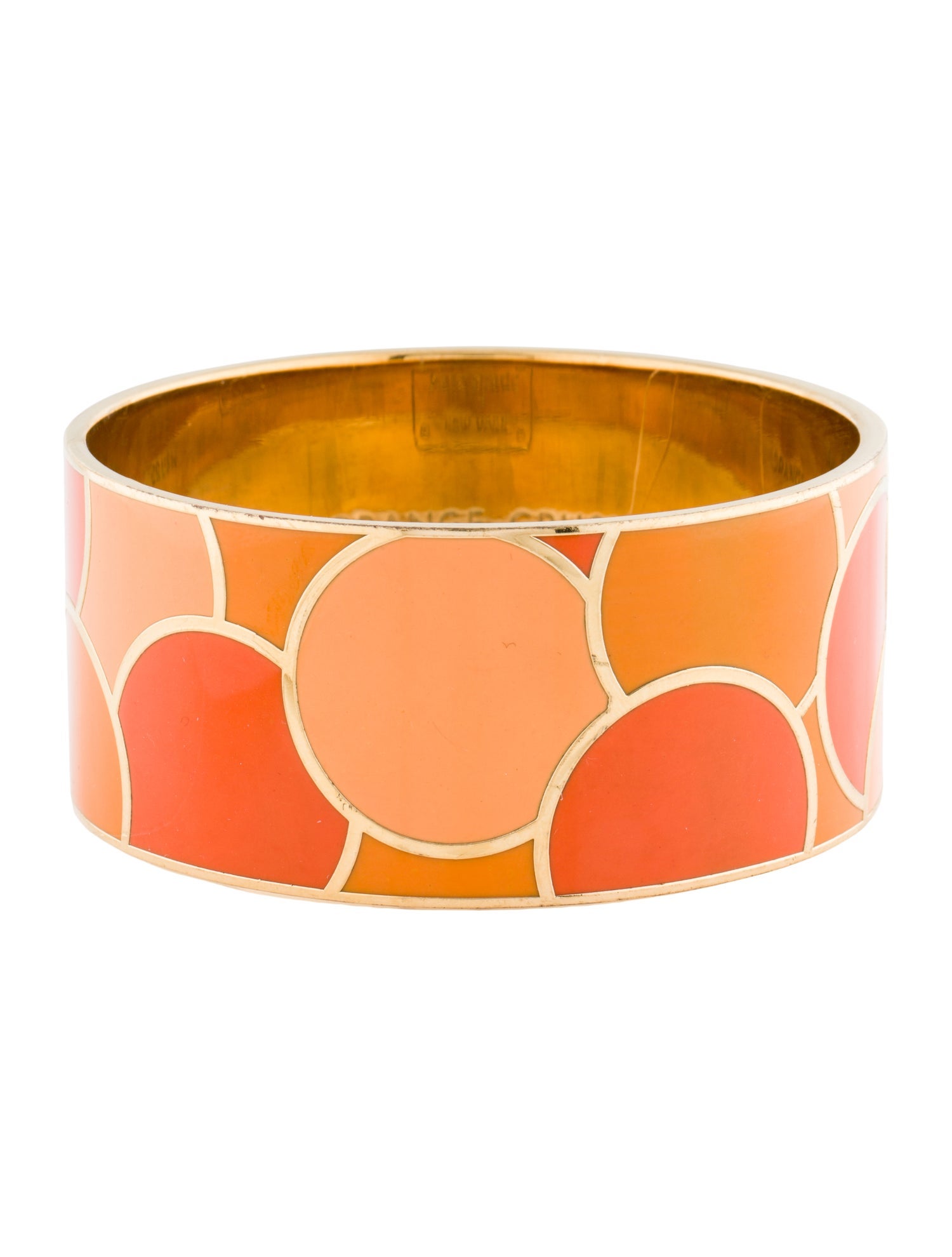 Kate Spade New York Enamel Orange Crush Bangle