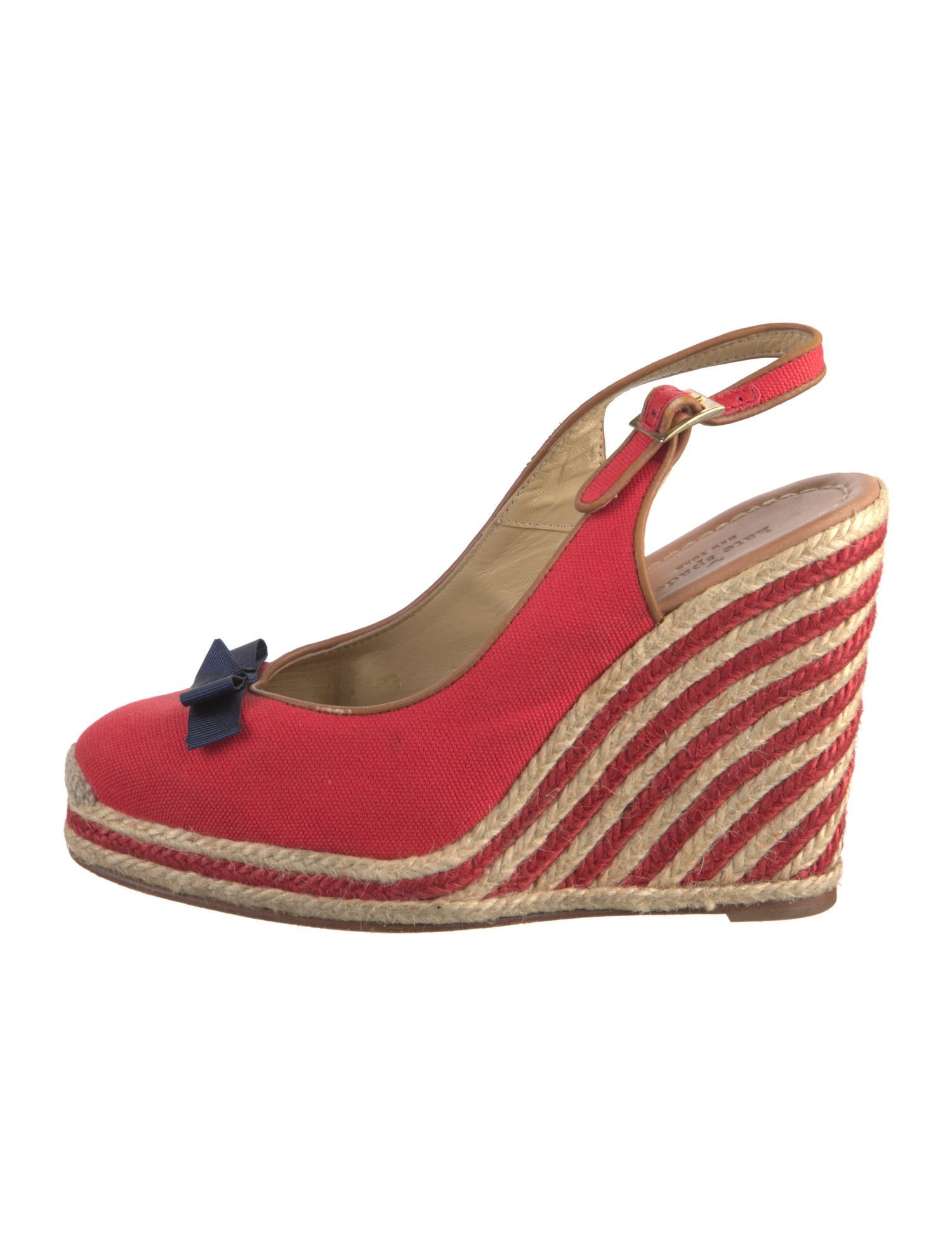 Kate Spade New York Canvas Striped Slingback Pumps