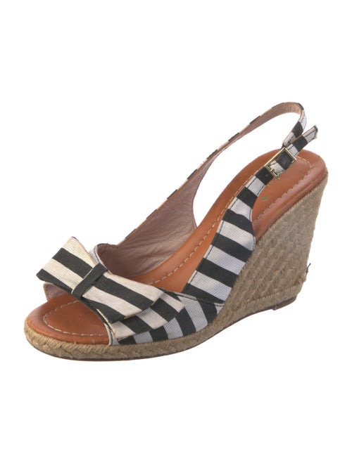 Kate Spade New York Printed Bow Accents Espadrilles