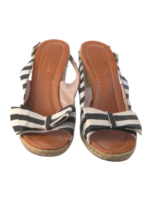Kate Spade New York Printed Bow Accents Espadrilles