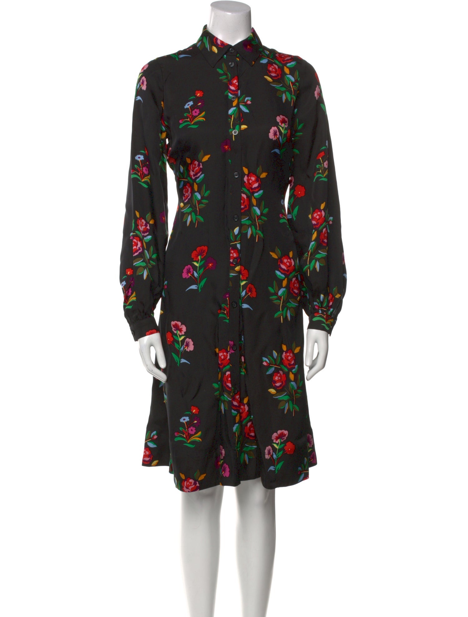 Kate Spade New York Floral Print Knee-Length Dress