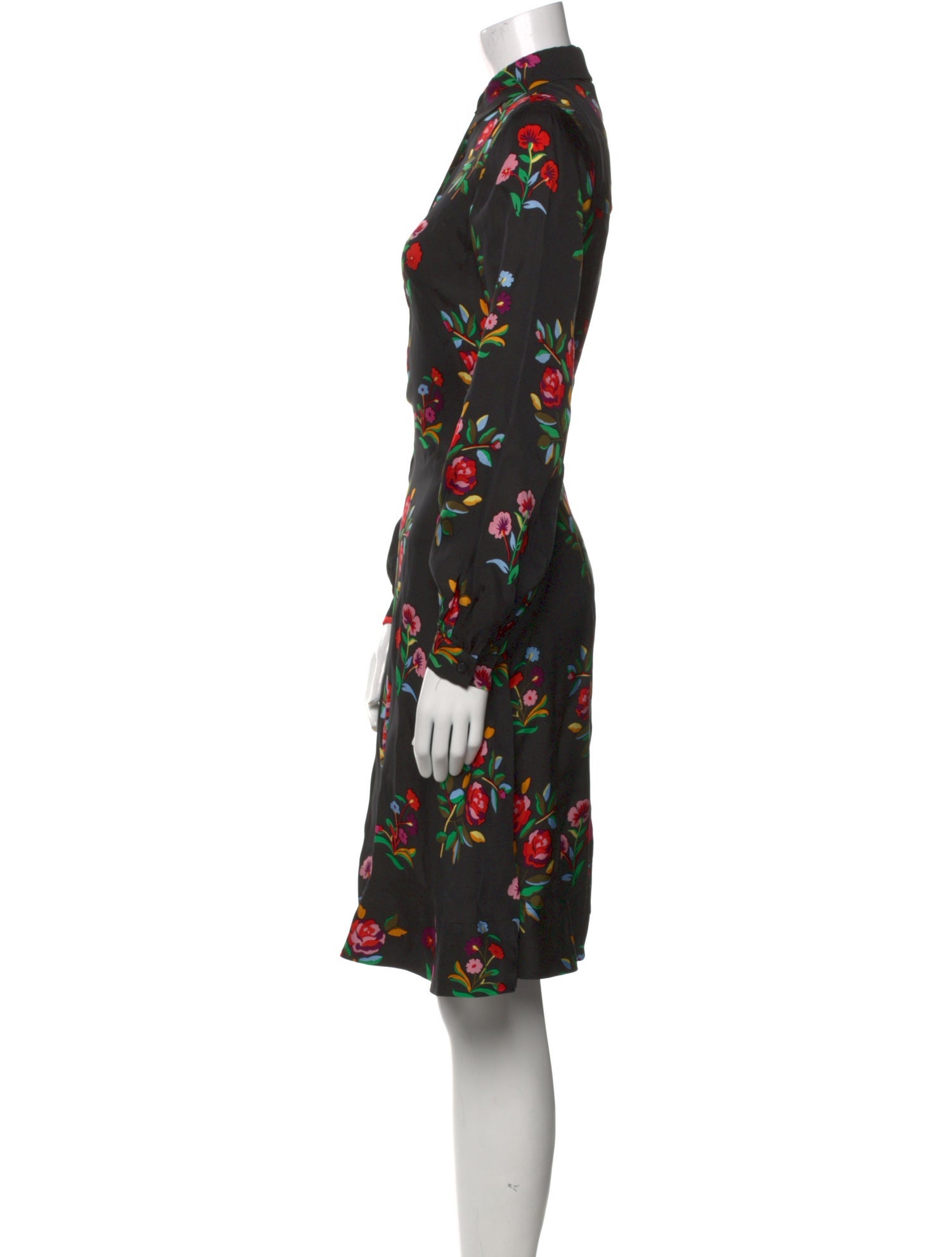 Kate Spade New York Floral Print Knee-Length Dress