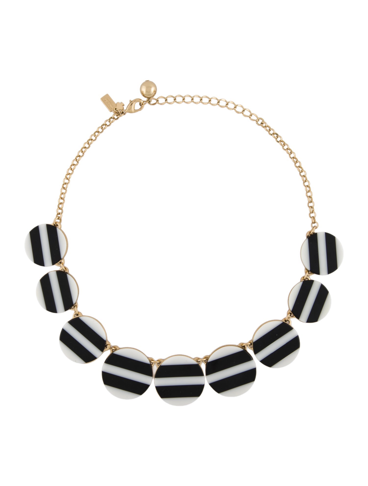 Kate Spade New York Resin Dot Striped Collar Necklace
