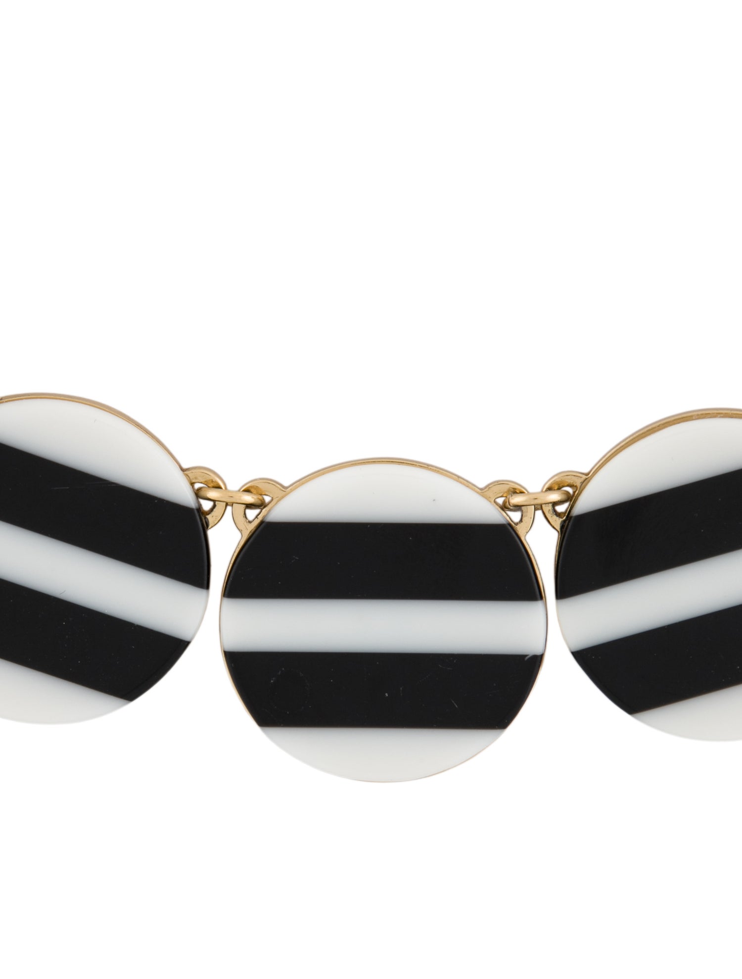 Kate Spade New York Resin Dot Striped Collar Necklace
