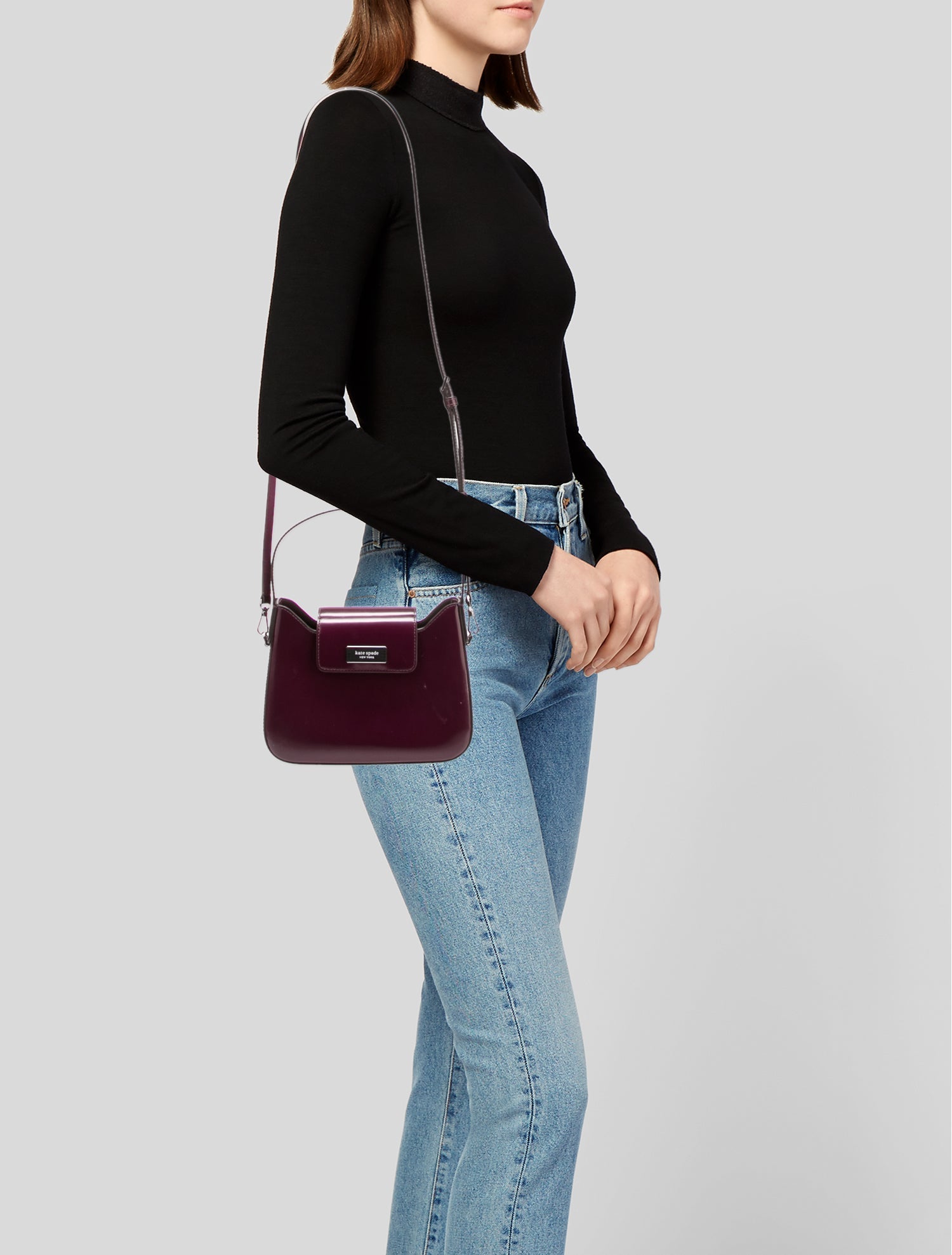 Kate Spade New York Patent Leather Top Handle Bag