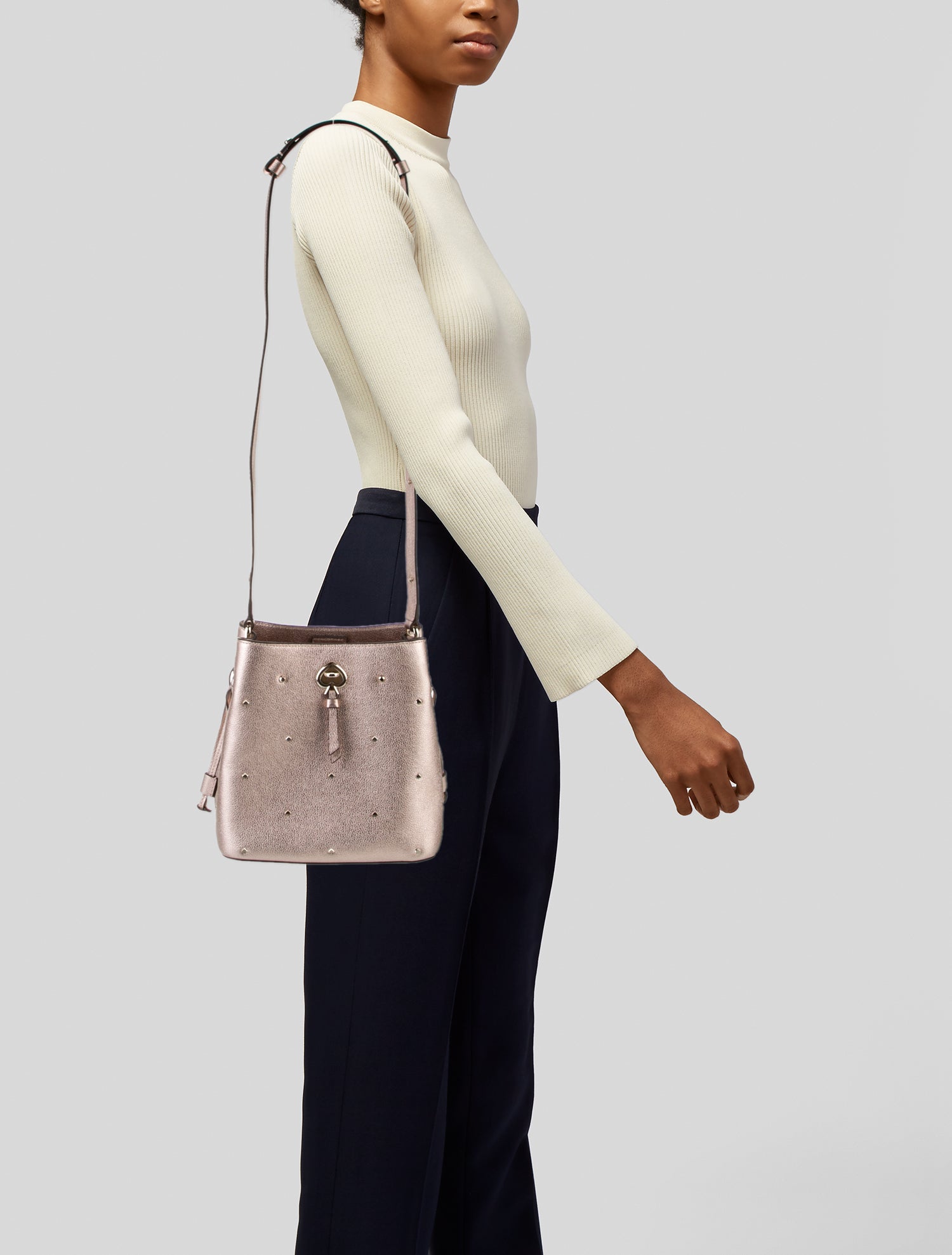 Kate Spade New York Leather Bucket Bag