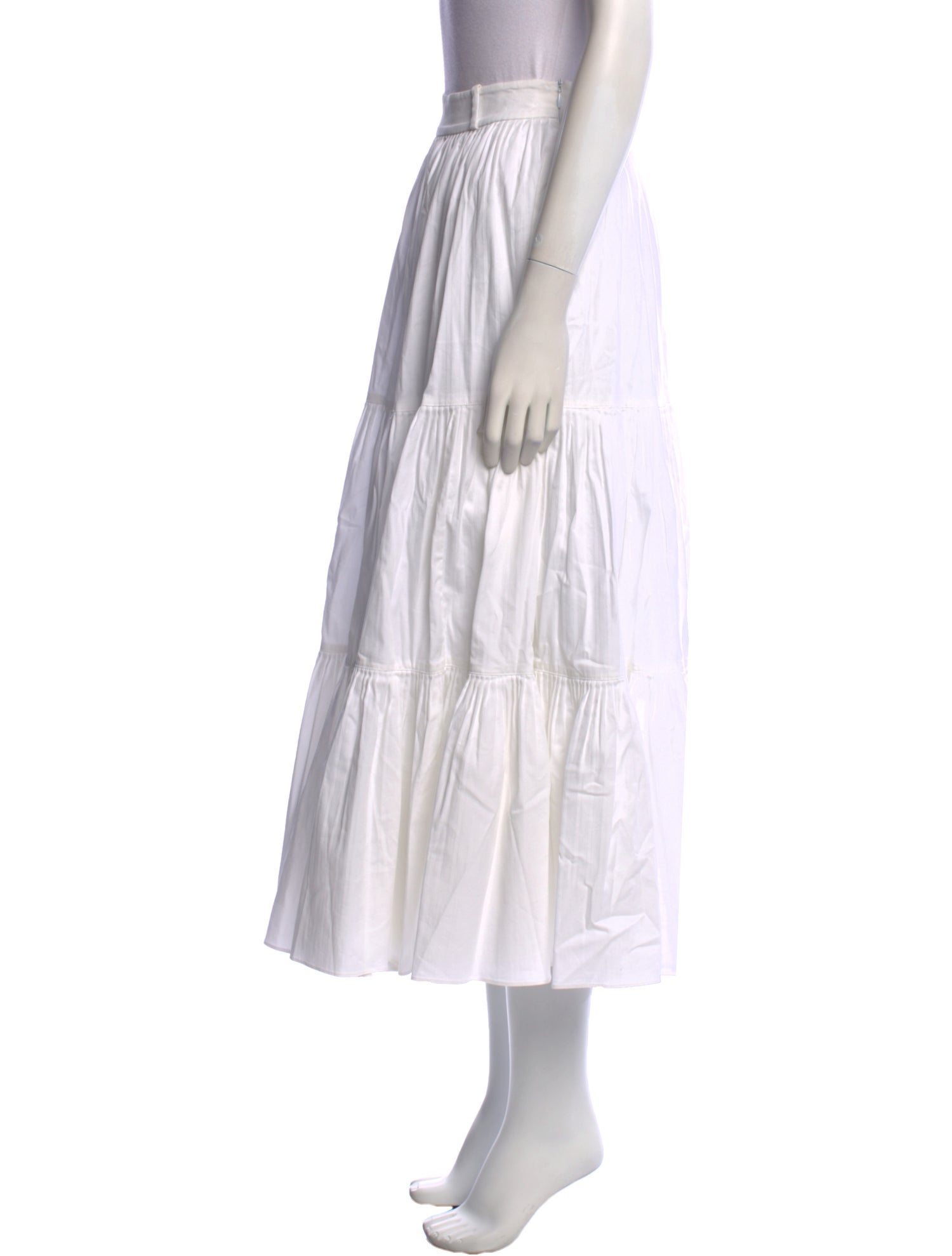 Kate Spade New York Pleated Accents Midi Length Skirt