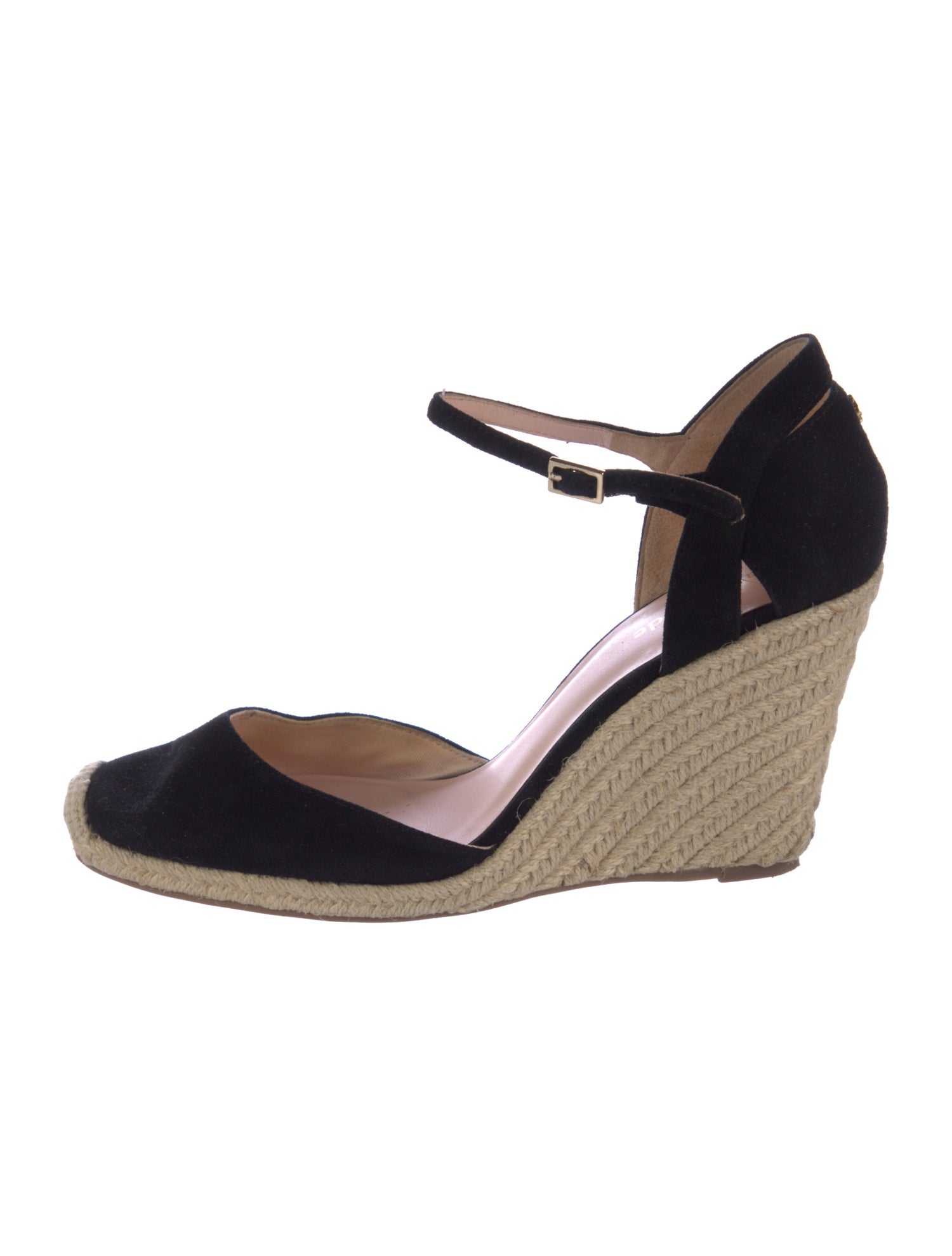 Kate Spade New York Suede Bow Accents D'Orsay Pumps