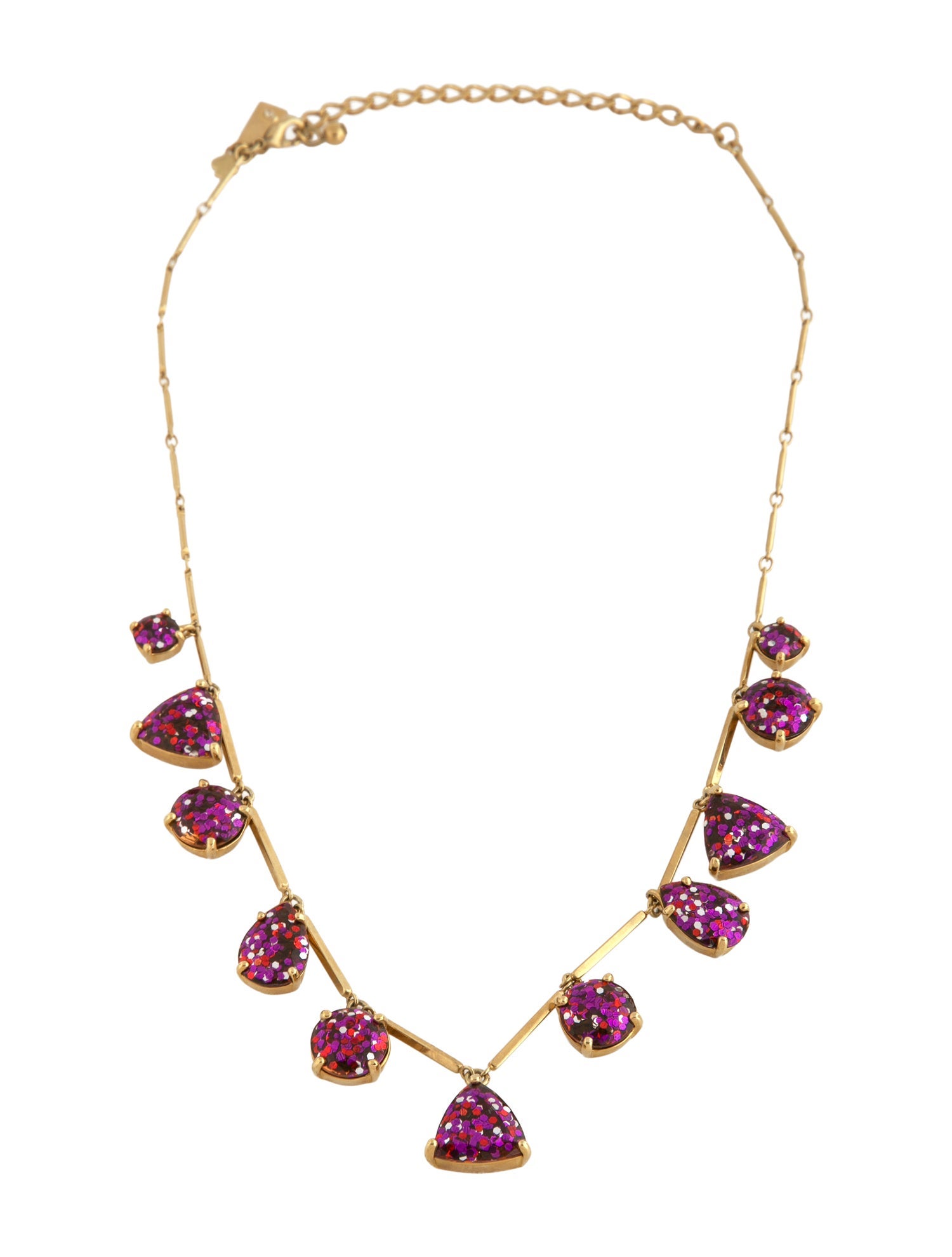 Kate Spade New York Resin Glitter Collar Necklace