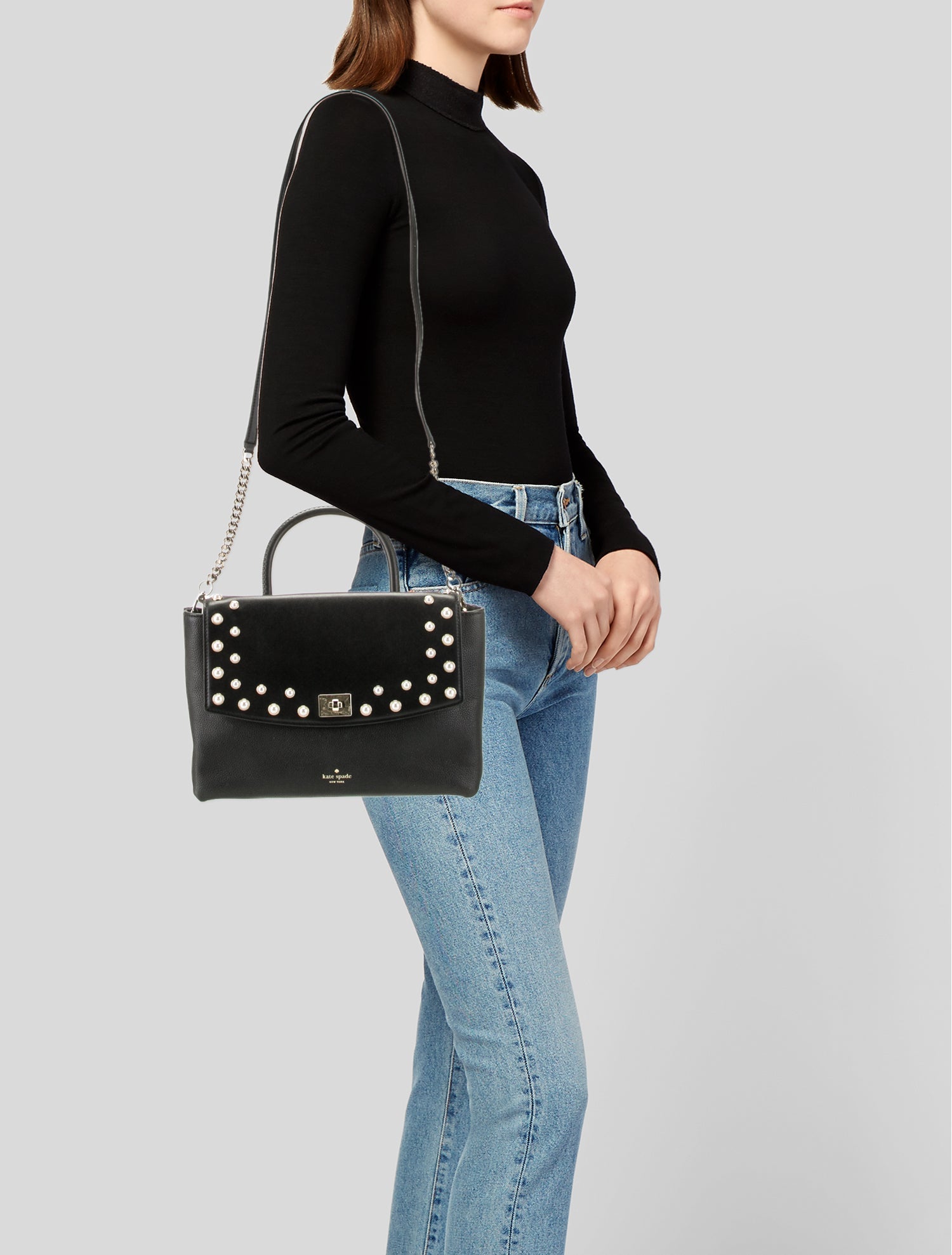 Kate Spade New York Leather Top Handle Bag