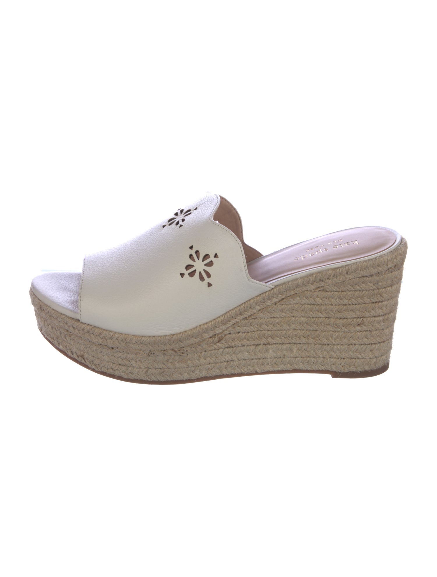 Kate Spade New York Leather Lasercut Accents Espadrilles
