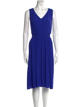 Kate Spade New York V-Neck Midi Length Dress