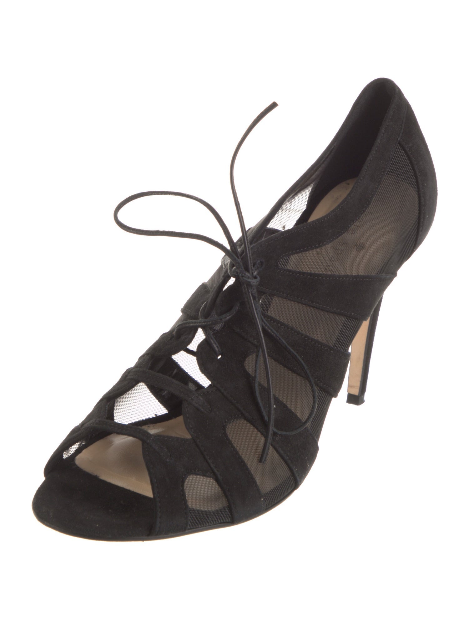 Kate Spade New York Suede Mesh Accents Slingback Sandals