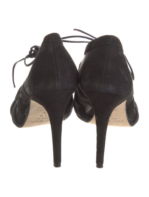 Kate Spade New York Suede Mesh Accents Slingback Sandals