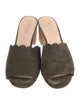 Kate Spade New York Suede Scalloped Accent Slides