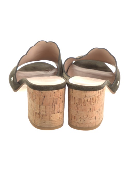 Kate Spade New York Suede Scalloped Accent Slides