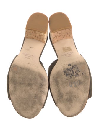 Kate Spade New York Suede Scalloped Accent Slides