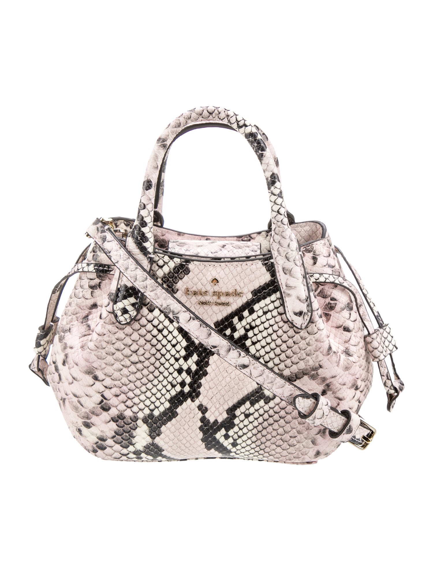 Kate Spade New York Embossed Leather Top Handle Bag