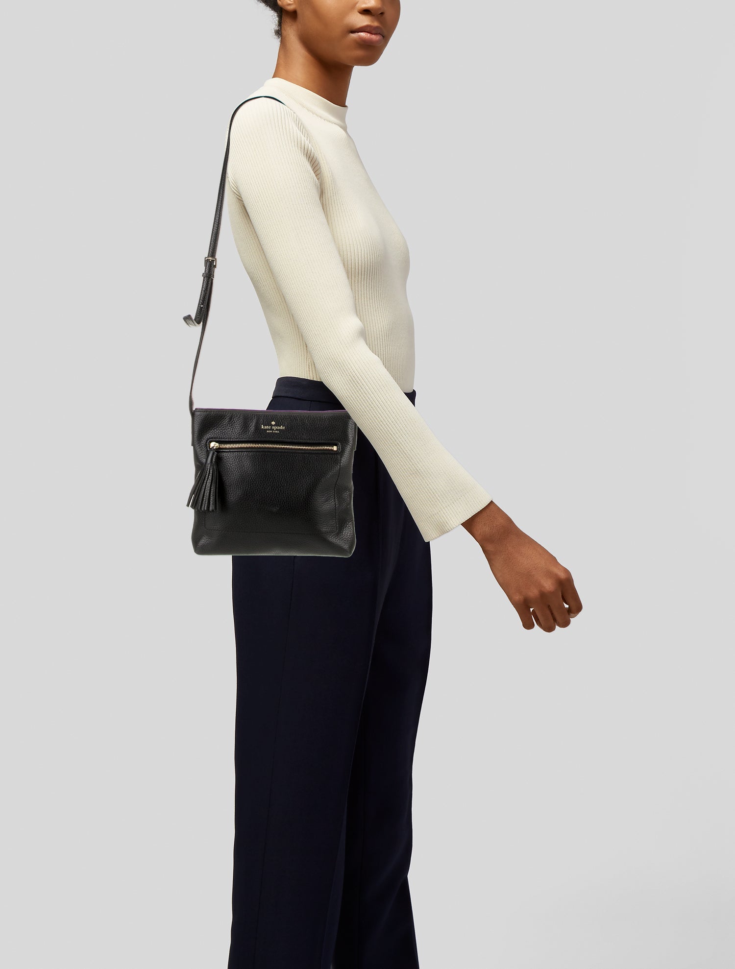 Kate Spade New York Leather Messenger Bag