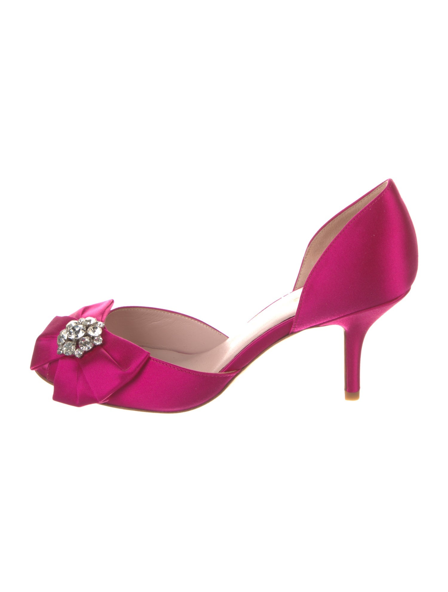 Kate Spade New York Satin Bow Accents D'Orsay Pumps