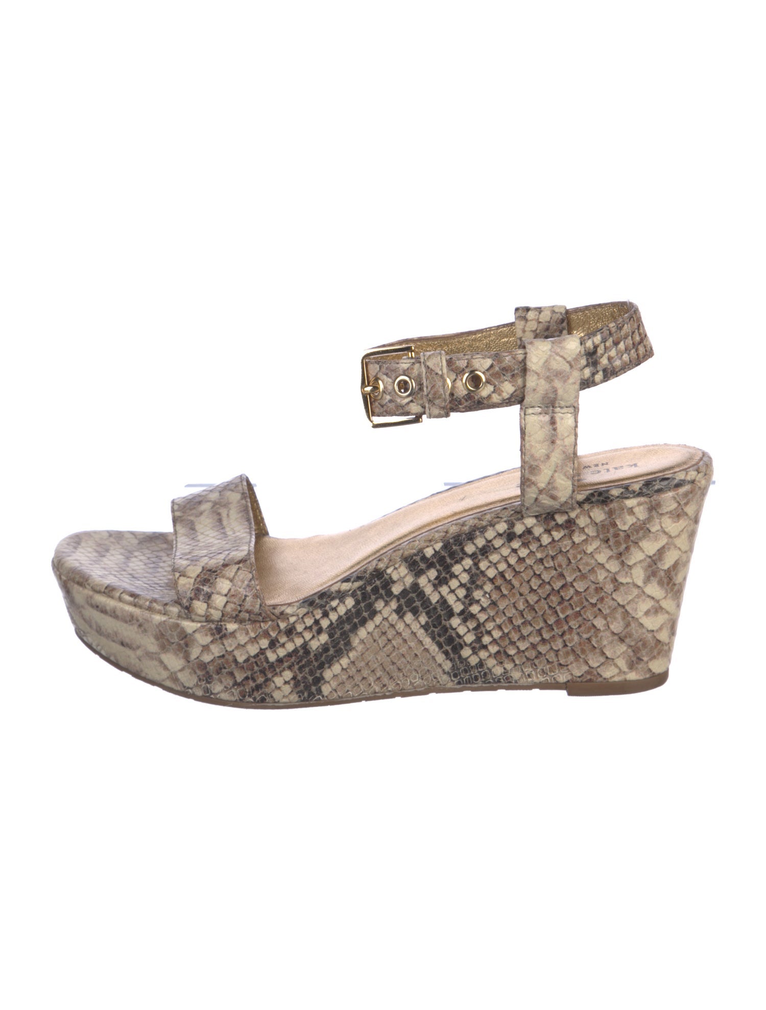 Kate Spade New York Leather Animal Print Espadrilles