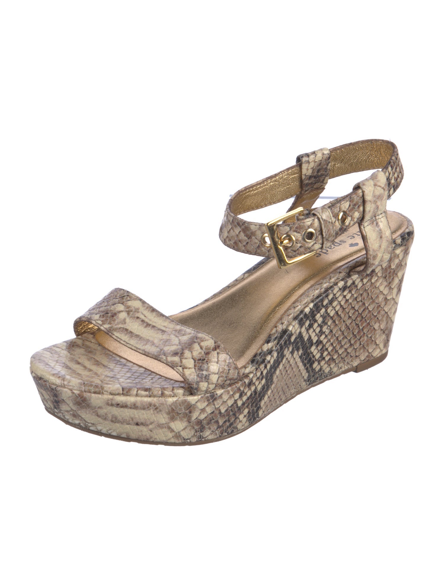 Kate Spade New York Leather Animal Print Espadrilles