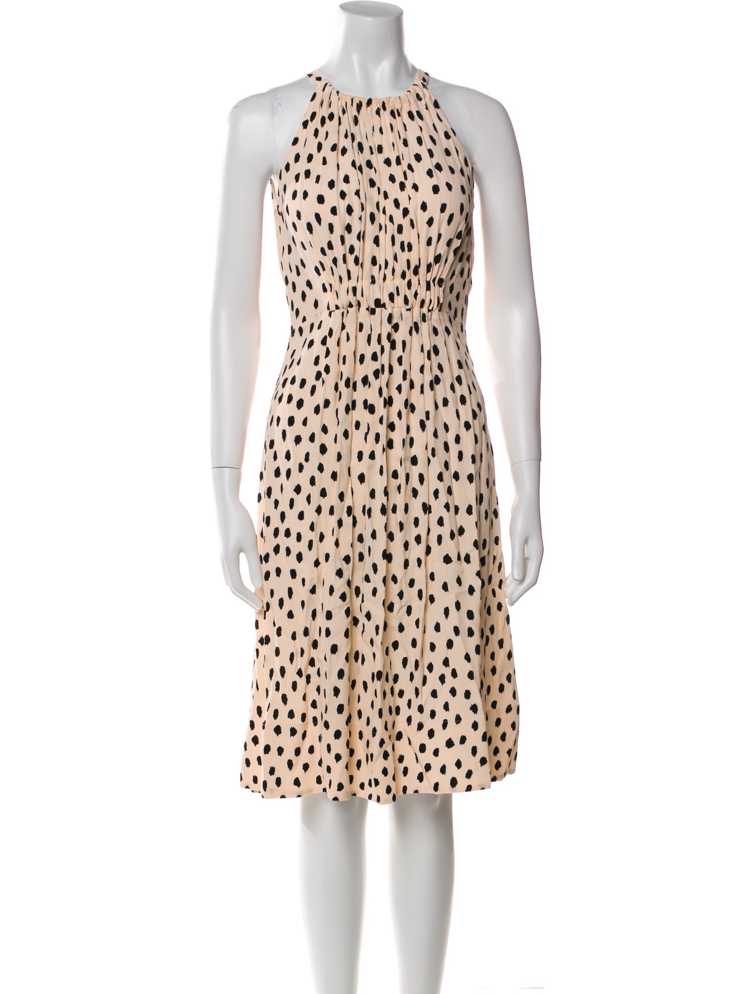 Kate Spade New York Polka Dot Print Knee-Length Dress