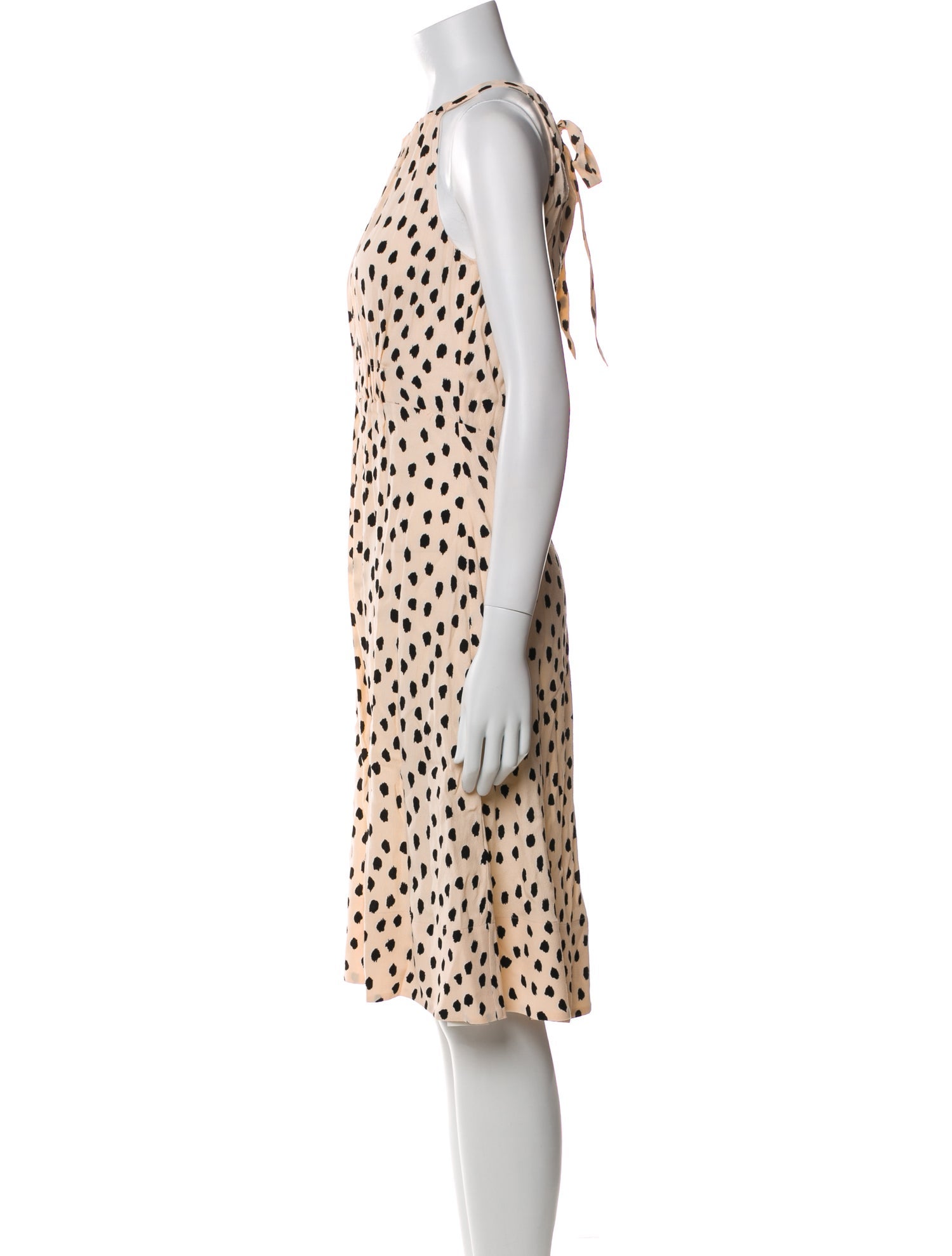 Kate Spade New York Polka Dot Print Knee-Length Dress