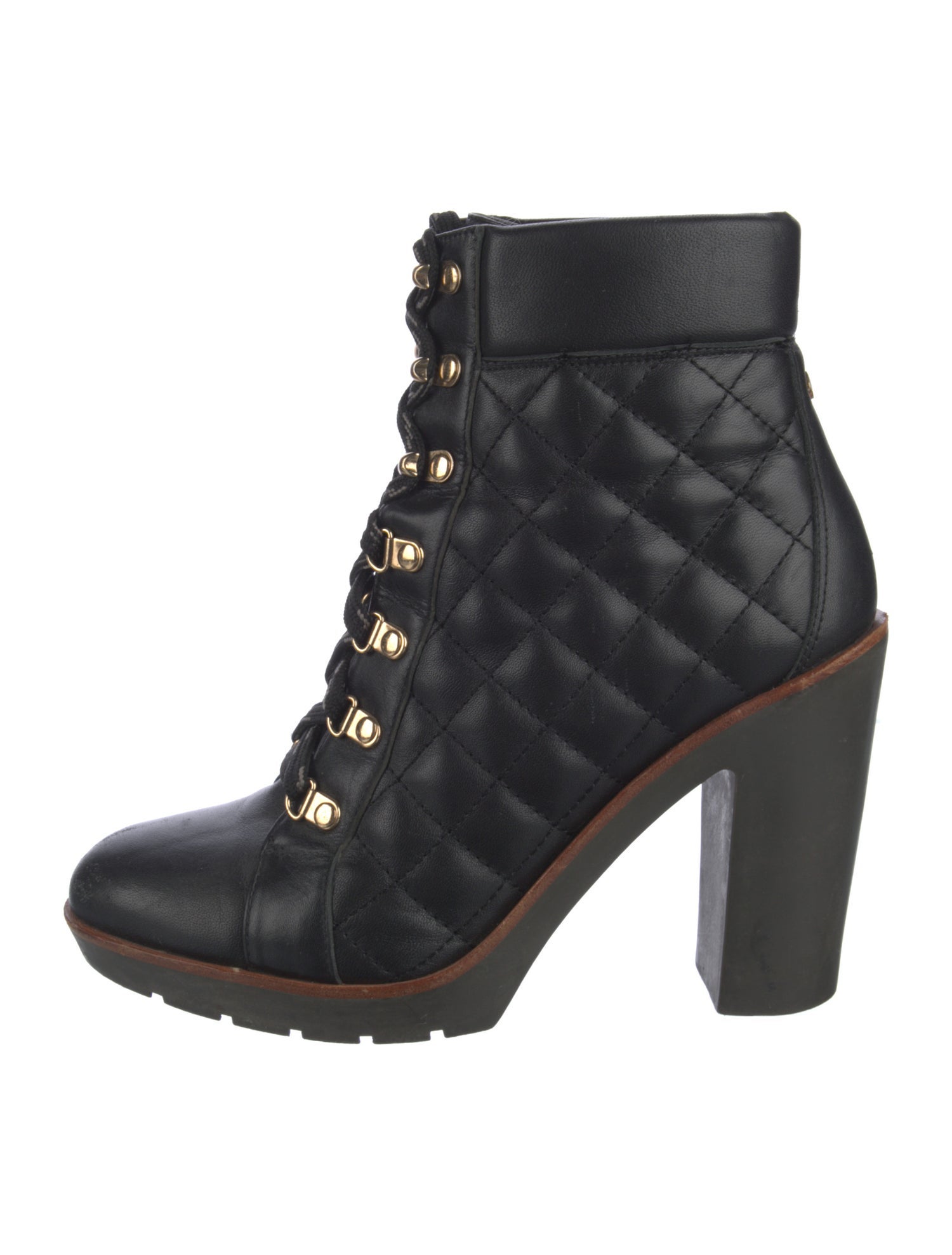 Kate Spade New York Leather Lace-Up Boots
