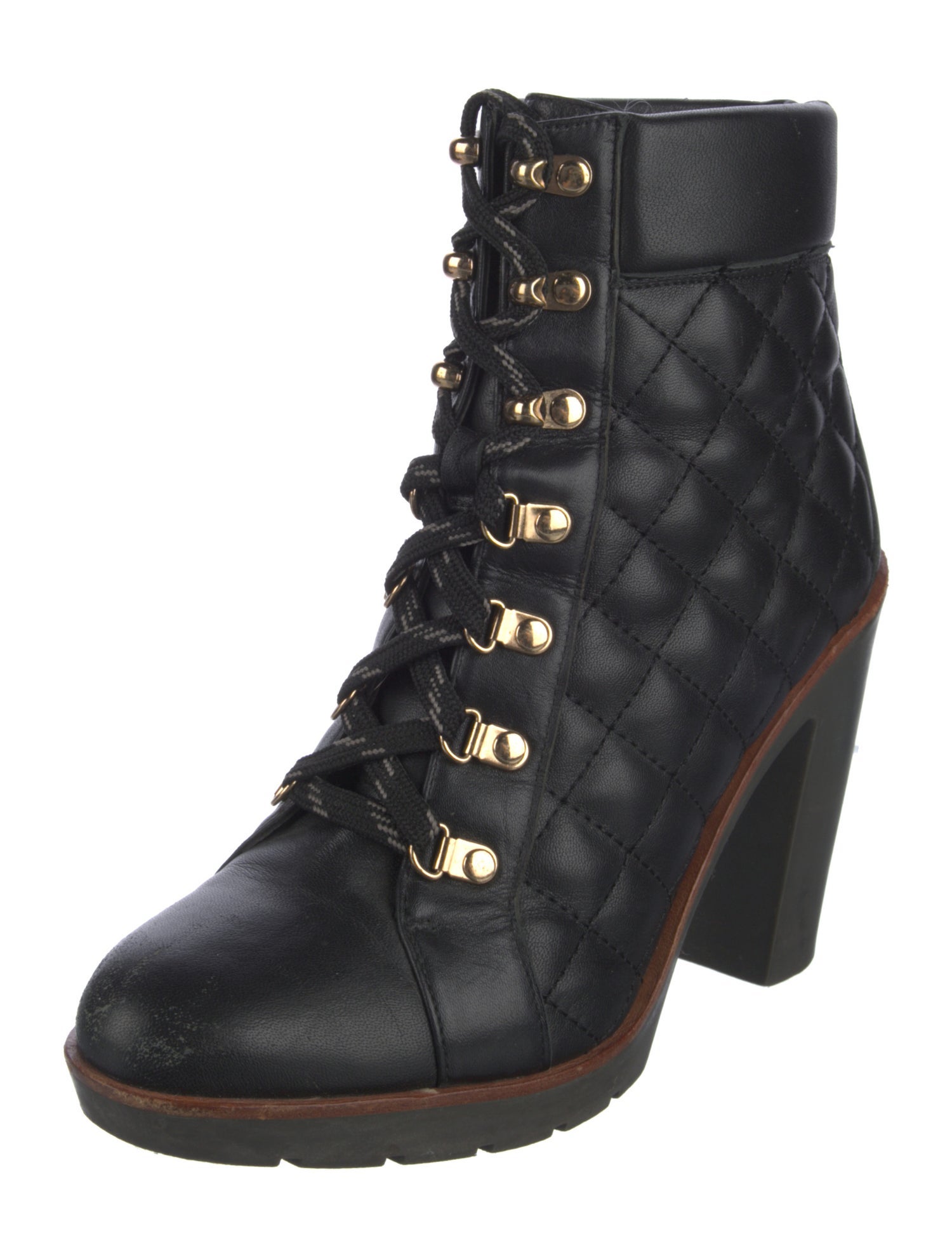 Kate Spade New York Leather Lace-Up Boots