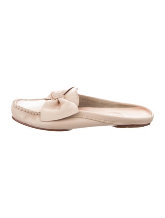 Kate Spade New York Leather Bow Accents Mules