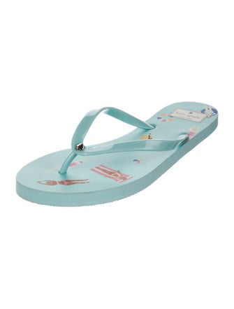 Kate Spade New York Rubber Printed Flip Flops