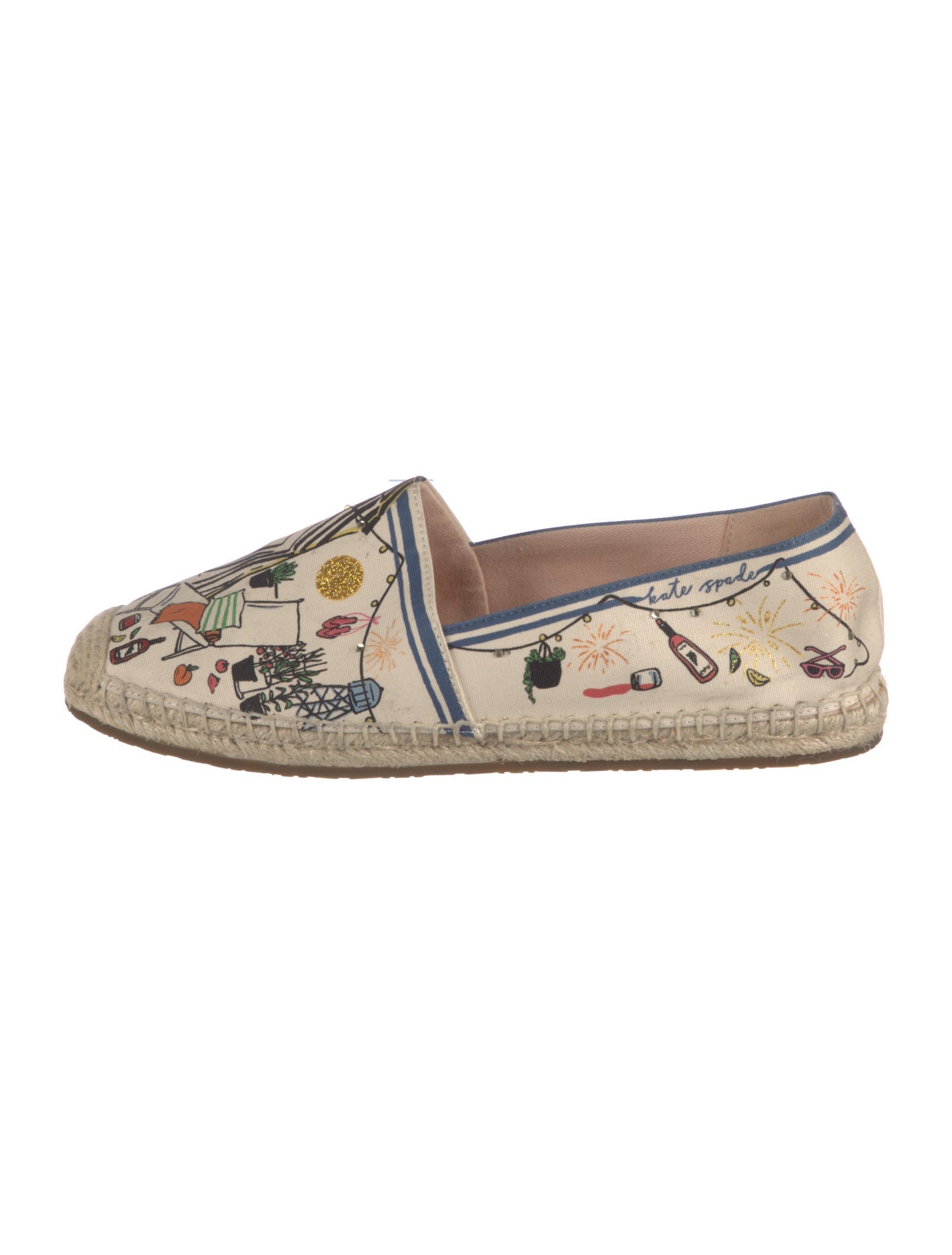 Kate Spade New York Canvas Printed Espadrilles