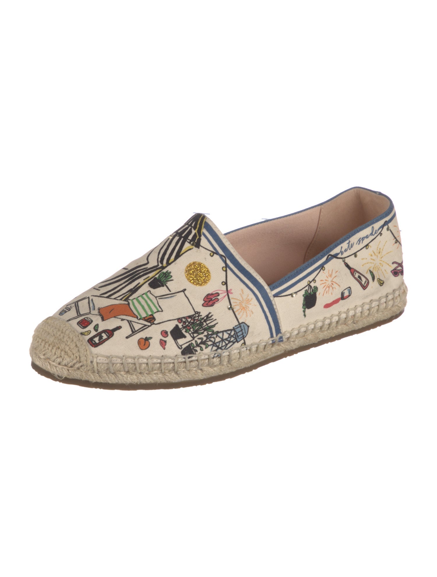 Kate Spade New York Canvas Printed Espadrilles
