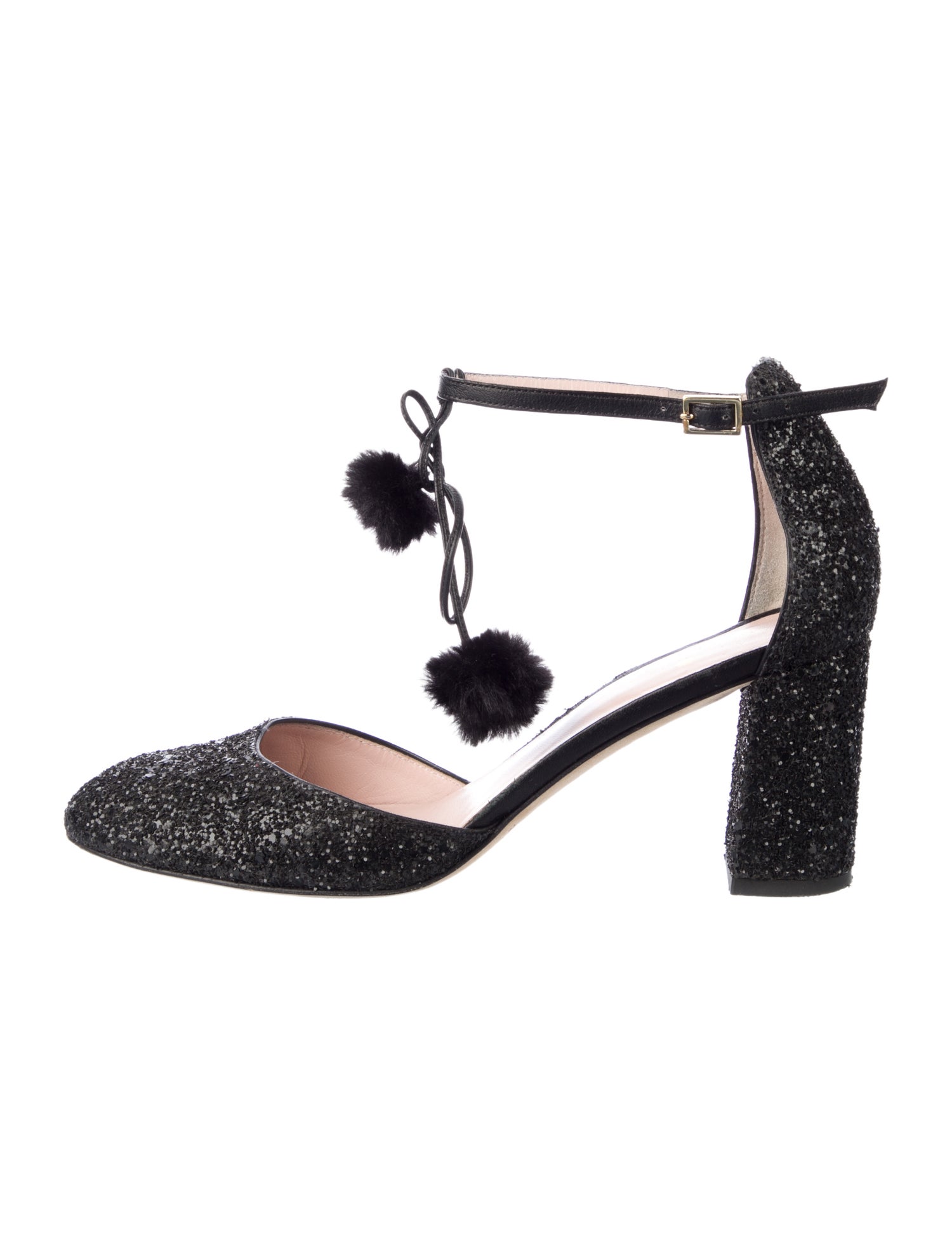 Kate Spade New York Glitter Glitter Accents T-Strap Pumps