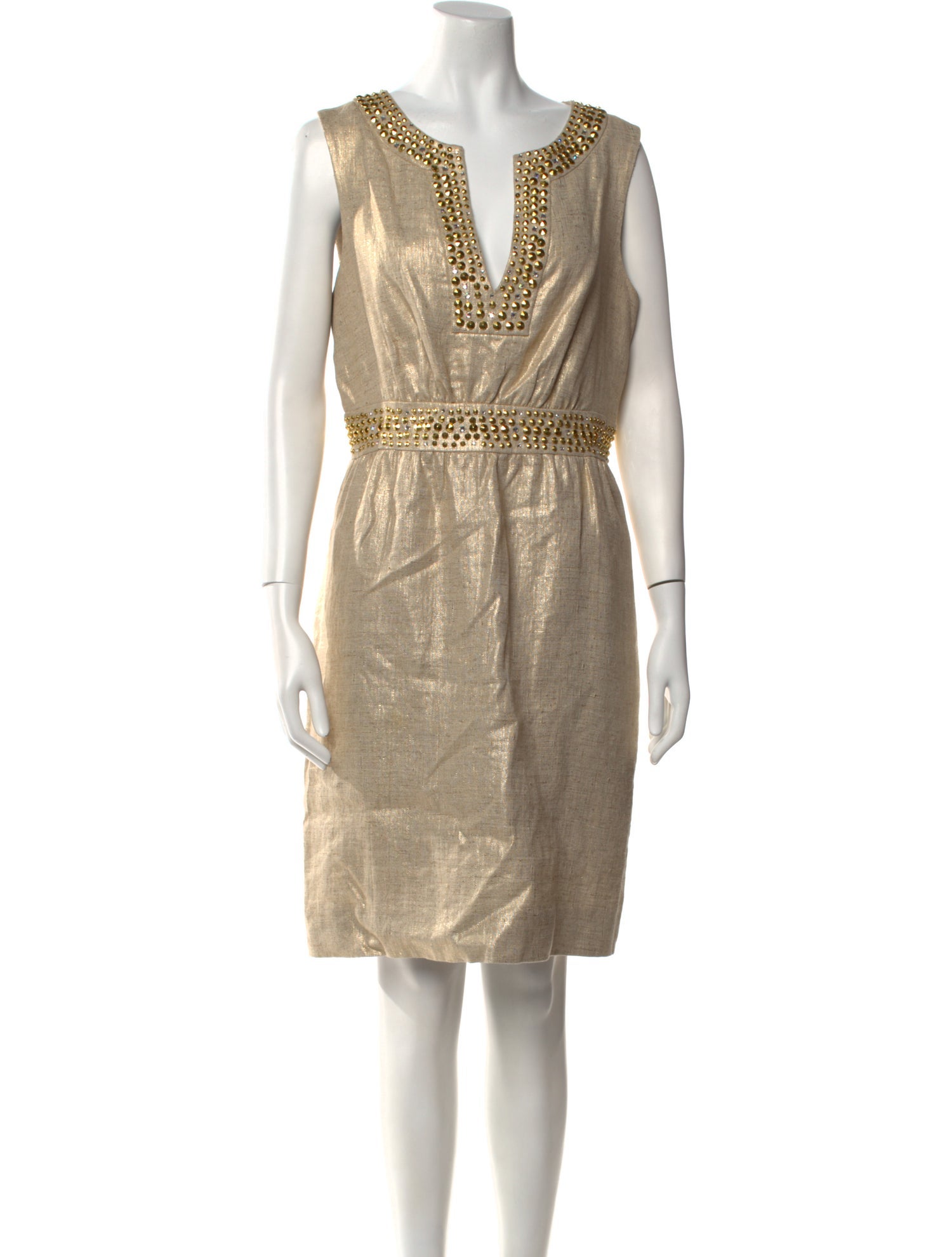 Kate Spade New York Linen Knee-Length Dress