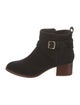Kate Spade New York Suede Leather Trim Embellishment Boots